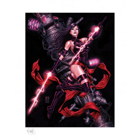 Stampa Marvel - Stampa d'arte X-Men - Psylocke di Mark Brooks - 46 x 61 cm - senza cornice