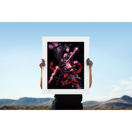Stampa Marvel - Stampa d'arte X-Men - Psylocke di Mark Brooks - 46 x 61 cm - senza cornice