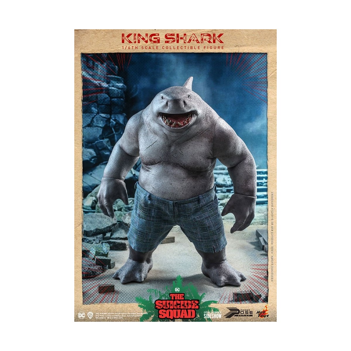 Hot Toys - King Shark Power Pose 1/6 - Suicide Squad