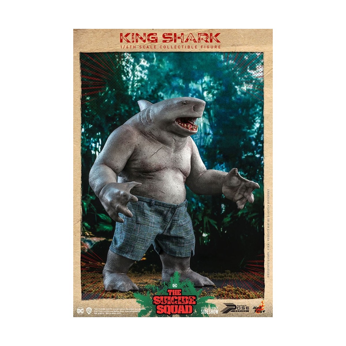 Hot Toys - King Shark Power Pose 1/6 - Suicide Squad