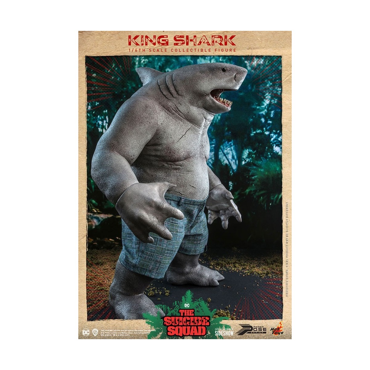 Hot Toys - King Shark Power Pose 1/6 - Suicide Squad