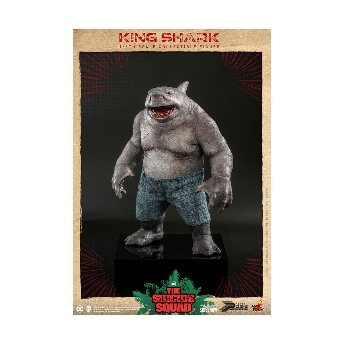 Hot Toys - King Shark Power Pose 1/6 - Suicide Squad