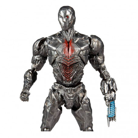 Mc Farlane DC Comics - Cyborg versione casco Justice League The Snyder Cut 1/12