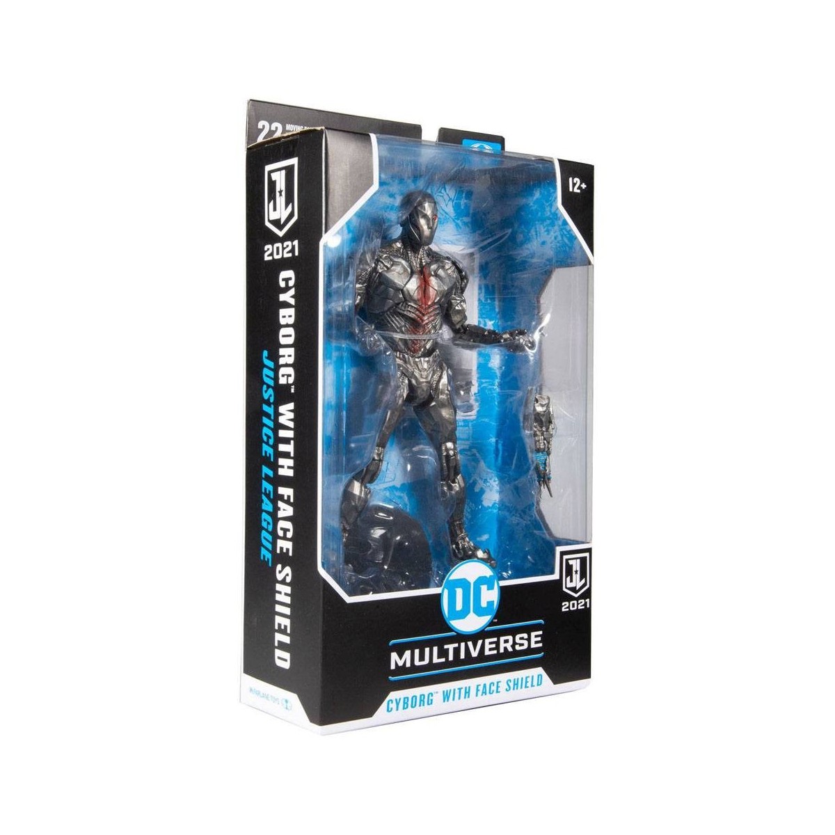 Mc Farlane DC Comics - Cyborg versione casco Justice League The Snyder Cut 1/12