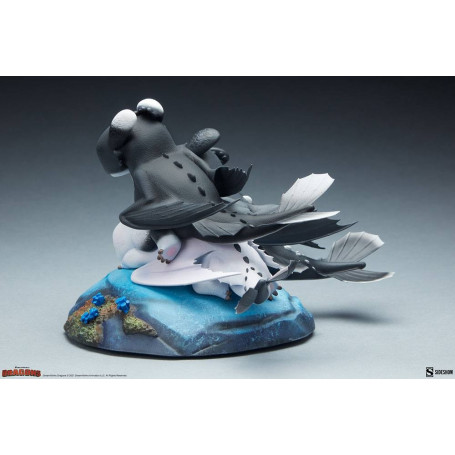 Statuetta Sideshow Dragons 3 Arrow, Pirouette e Vifagile - Il mondo nascosto