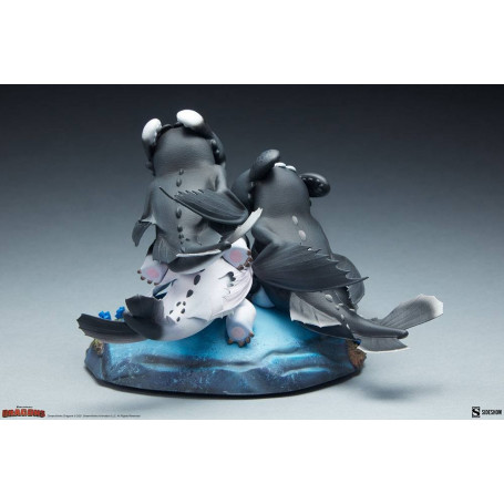 Statuetta Sideshow Dragons 3 Arrow, Pirouette e Vifagile - Il mondo nascosto