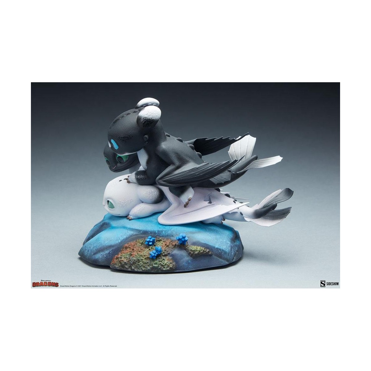 Statuetta Sideshow Dragons 3 Arrow, Pirouette e Vifagile - Il mondo nascosto