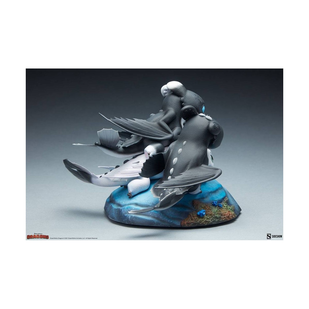 Statuetta Sideshow Dragons 3 Arrow, Pirouette e Vifagile - Il mondo nascosto