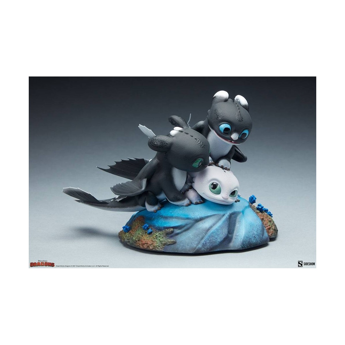 Statuetta Sideshow Dragons 3 Arrow, Pirouette e Vifagile - Il mondo nascosto