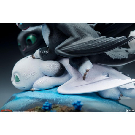 Statuetta Sideshow Dragons 3 Arrow, Pirouette e Vifagile - Il mondo nascosto