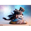 Statuetta Sideshow Dragons 3 Arrow, Pirouette e Vifagile - Il mondo nascosto