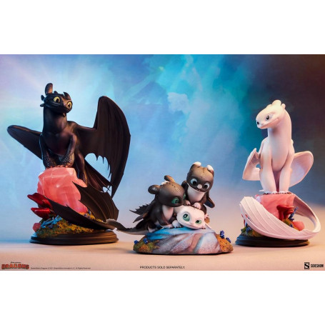 Statuetta Sideshow Dragons 3 Arrow, Pirouette e Vifagile - Il mondo nascosto