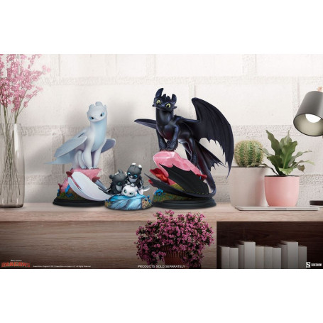 Statuetta Sideshow Dragons 3 Arrow, Pirouette e Vifagile - Il mondo nascosto