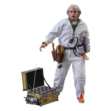 Hot Toys Back to the Future Doc Brown Deluxe Version 1/6
