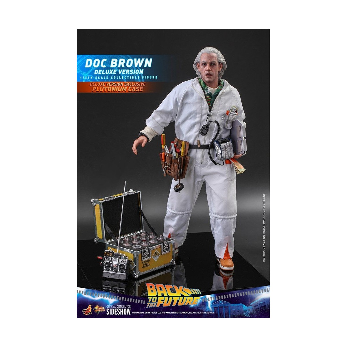 Hot Toys Back to the Future Doc Brown Deluxe Version 1/6