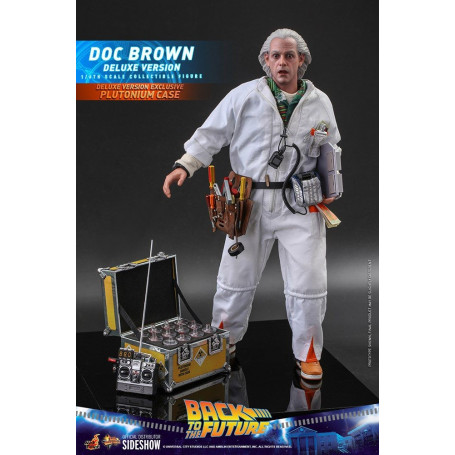 Hot Toys Back to the Future Doc Brown Deluxe Version 1/6
