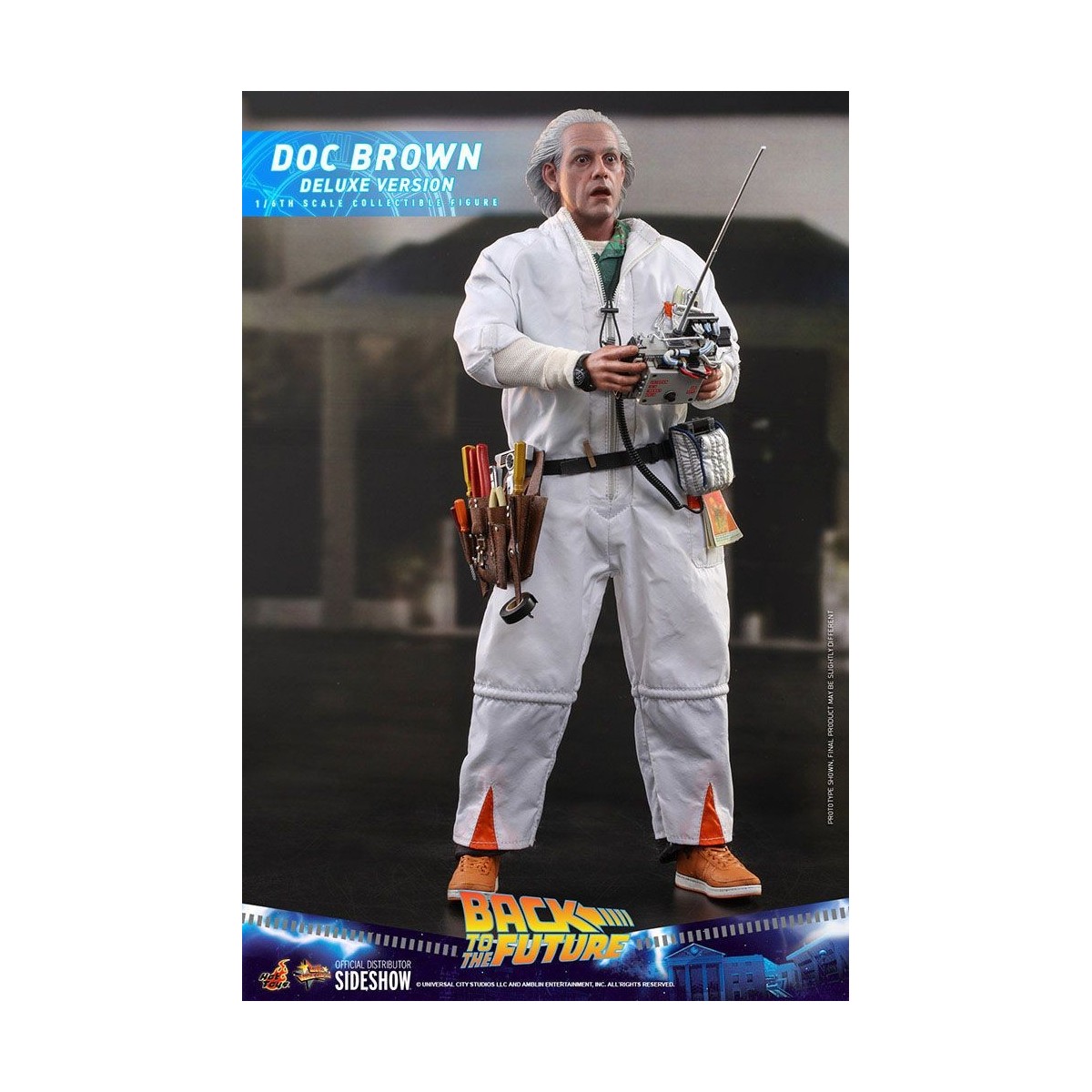 Hot Toys Back to the Future Doc Brown Deluxe Version 1/6