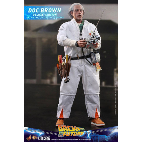 Hot Toys Back to the Future Doc Brown Deluxe Version 1/6