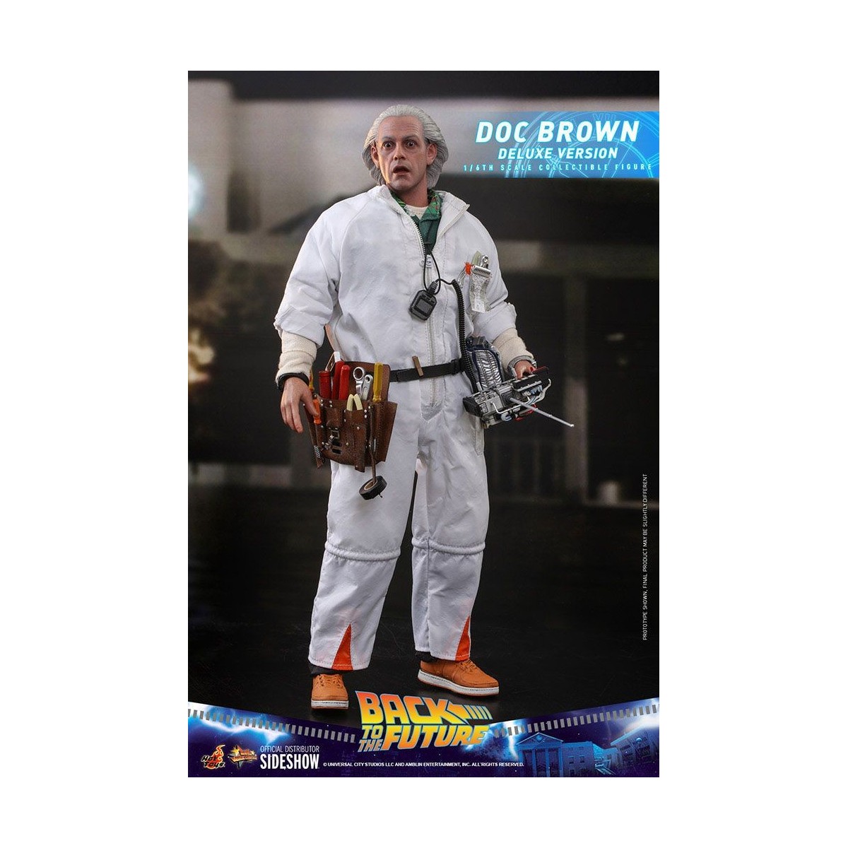 Hot Toys Back to the Future Doc Brown Deluxe Version 1/6