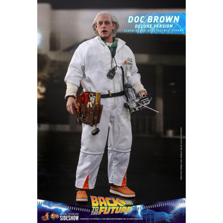 Hot Toys Back to the Future Doc Brown Deluxe Version 1/6