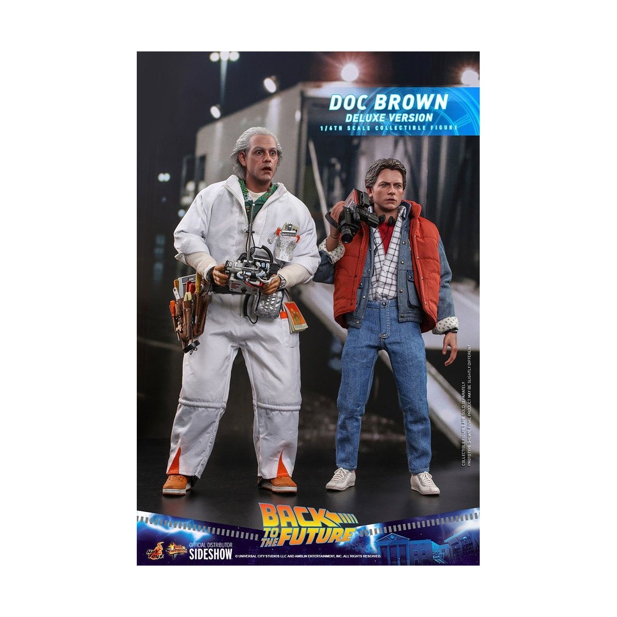 Hot Toys Back to the Future Doc Brown Deluxe Version 1/6