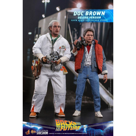 Hot Toys Back to the Future Doc Brown Deluxe Version 1/6