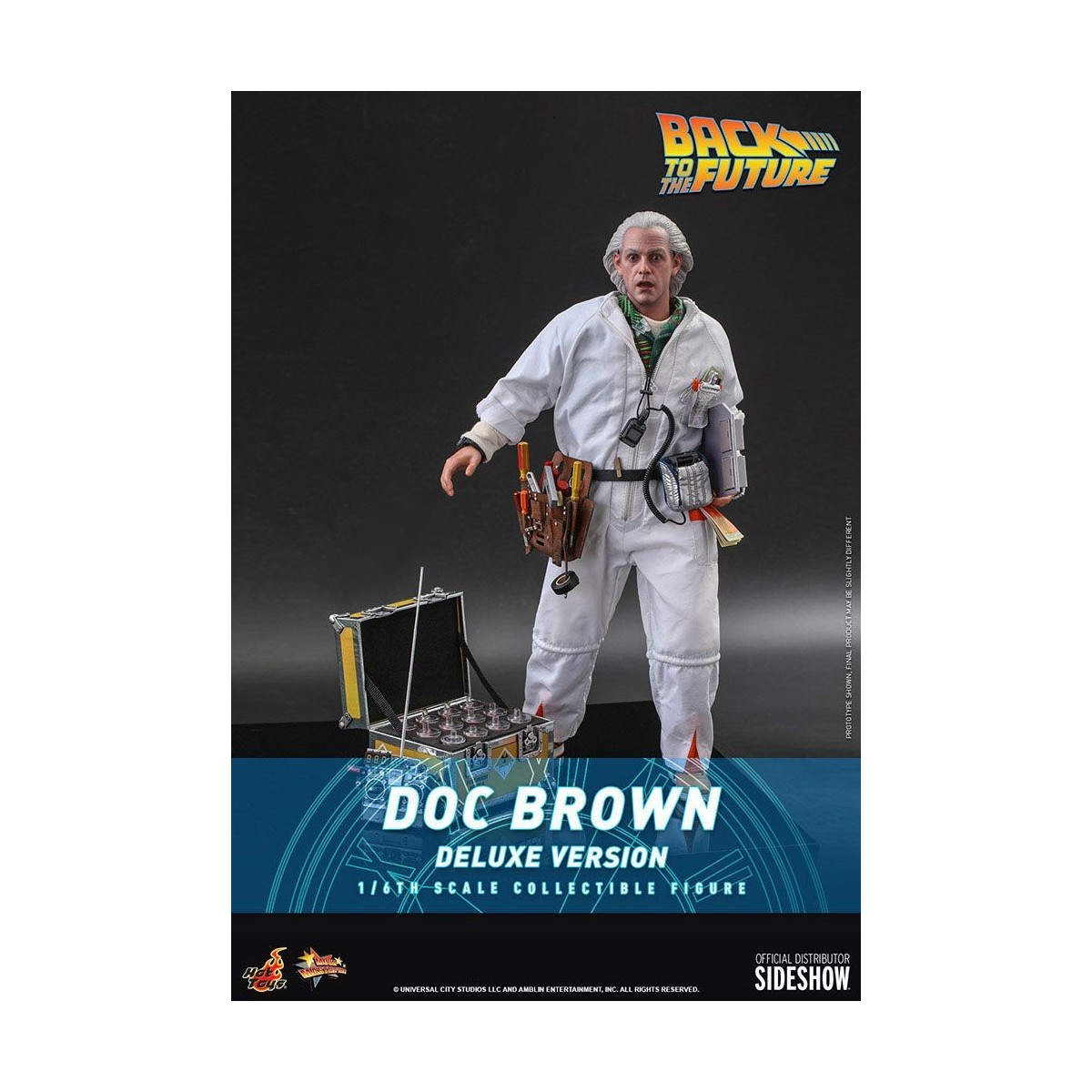 Hot Toys Back to the Future Doc Brown Deluxe Version 1/6