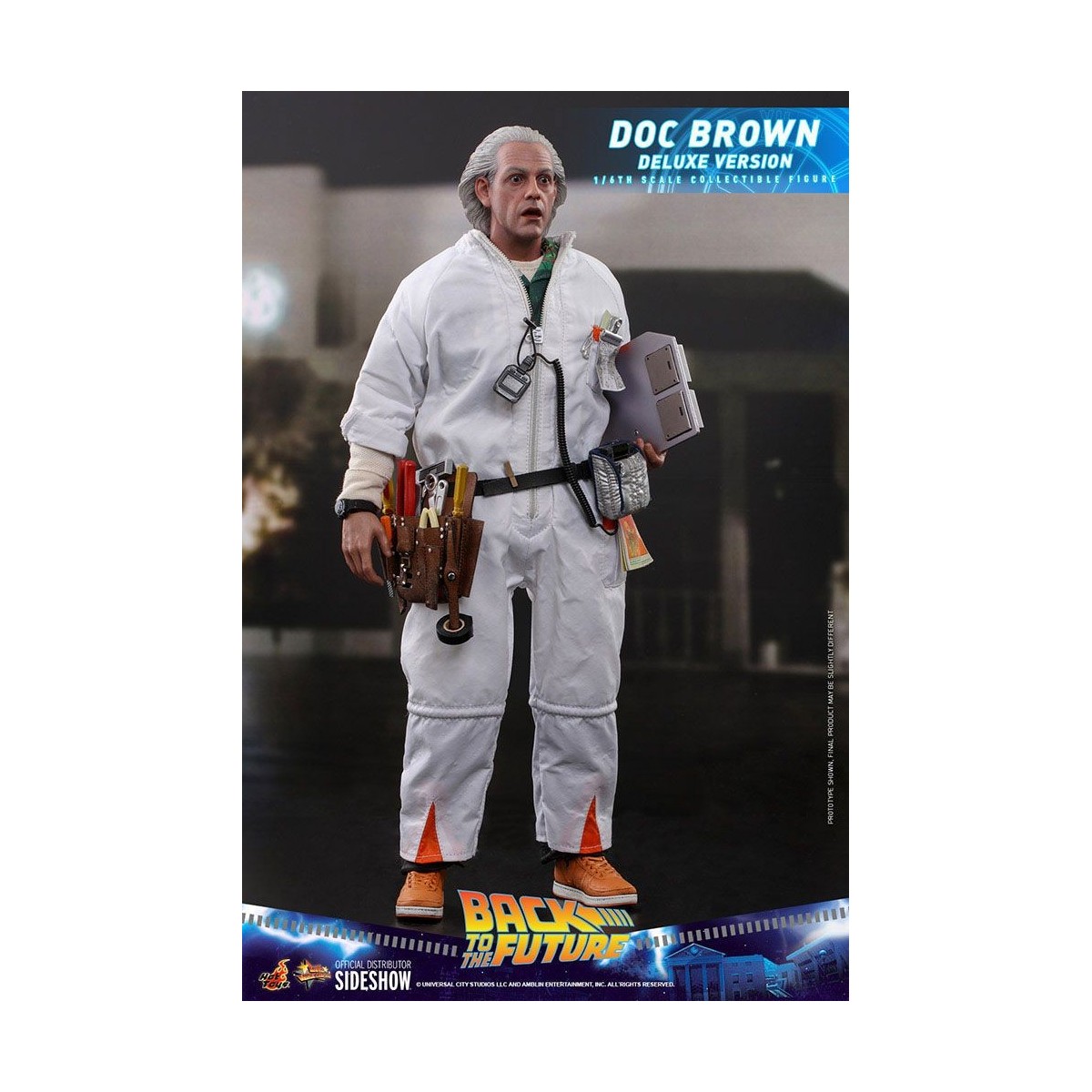 Hot Toys Back to the Future Doc Brown Deluxe Version 1/6