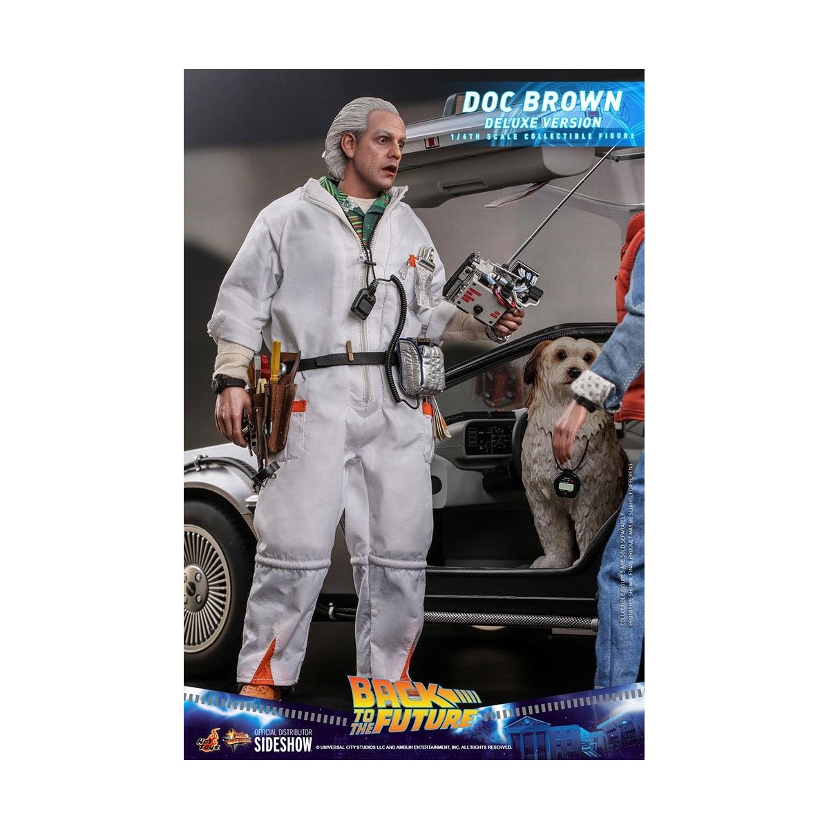 Hot Toys Back to the Future Doc Brown Deluxe Version 1/6