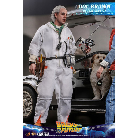 Hot Toys Back to the Future Doc Brown Deluxe Version 1/6