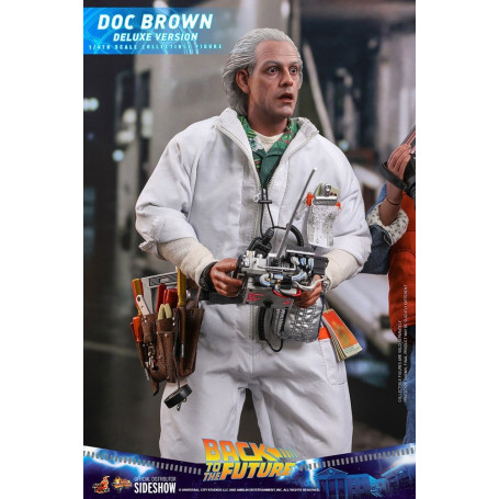 Hot Toys Back to the Future Doc Brown Deluxe Version 1/6