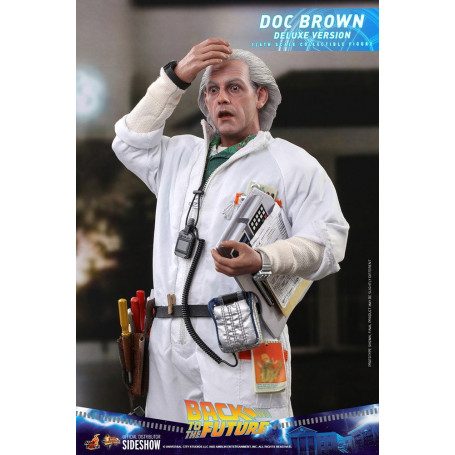 Hot Toys Back to the Future Doc Brown Deluxe Version 1/6
