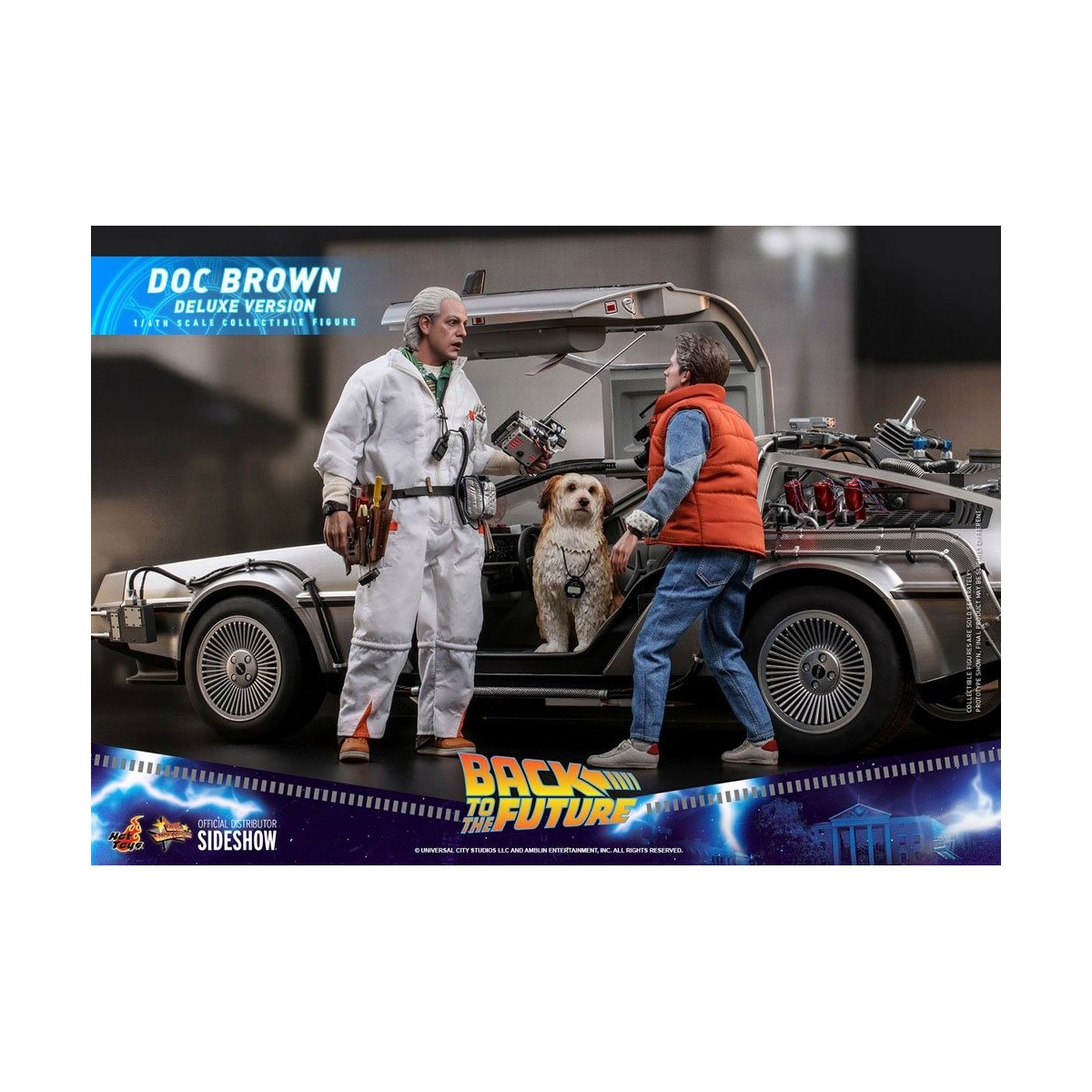 Hot Toys Back to the Future Doc Brown Deluxe Version 1/6