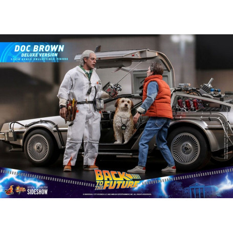 Hot Toys Back to the Future Doc Brown Deluxe Version 1/6
