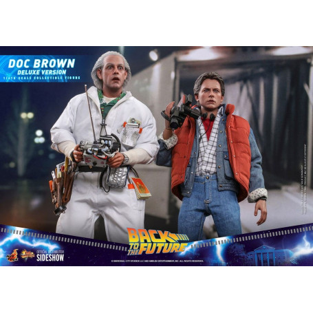 Hot Toys Back to the Future Doc Brown Deluxe Version 1/6