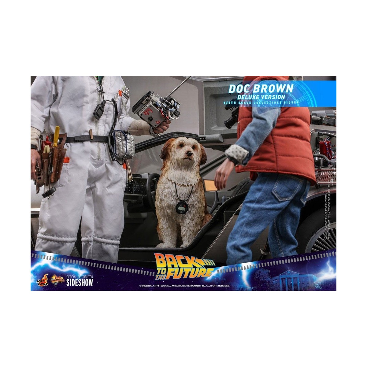Hot Toys Back to the Future Doc Brown Deluxe Version 1/6