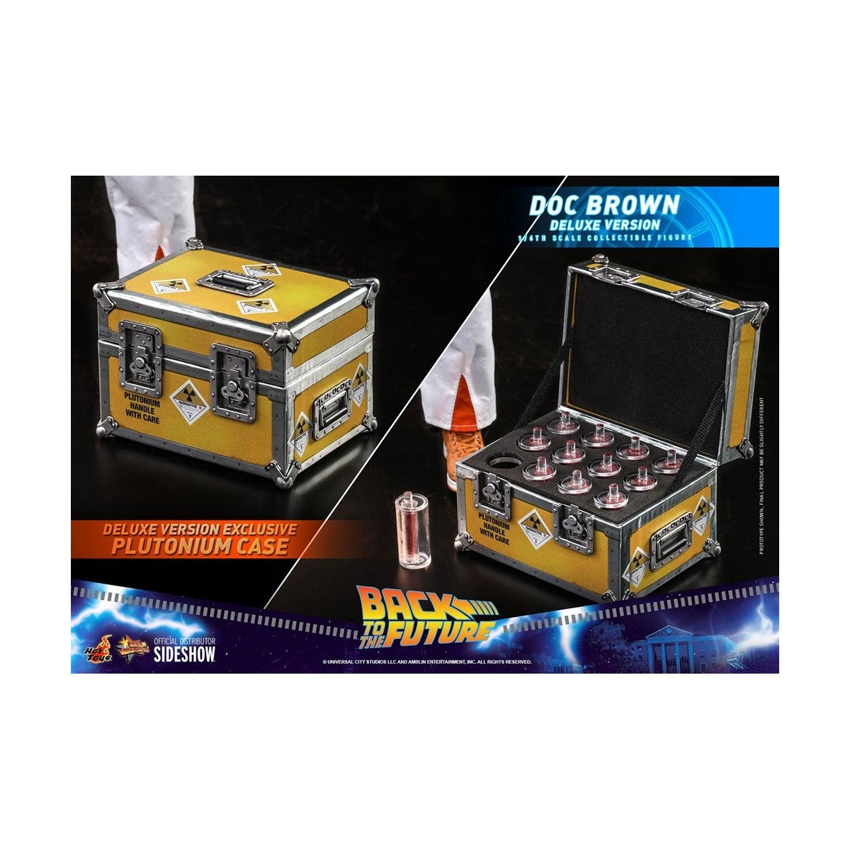 Hot Toys Back to the Future Doc Brown Deluxe Version 1/6