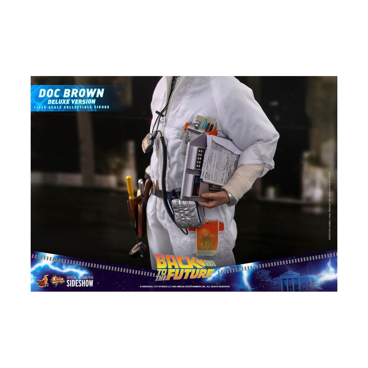 Hot Toys Back to the Future Doc Brown Deluxe Version 1/6
