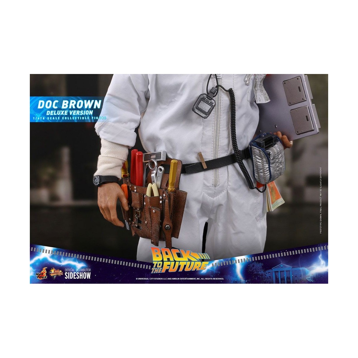 Hot Toys Back to the Future Doc Brown Deluxe Version 1/6