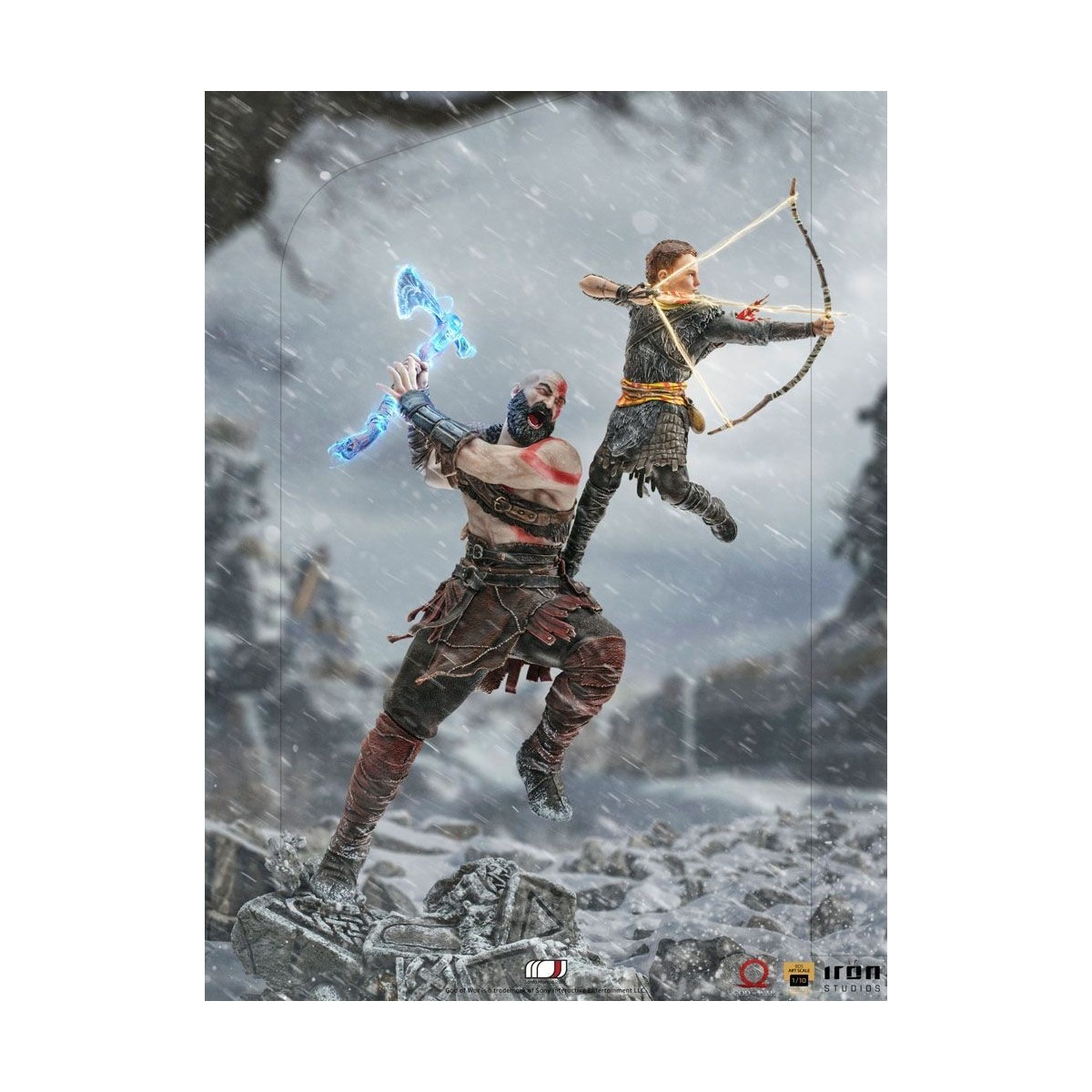 Iron Studios - God of War - Kratos & Atreus V2 - BDS Art Scale 1/10