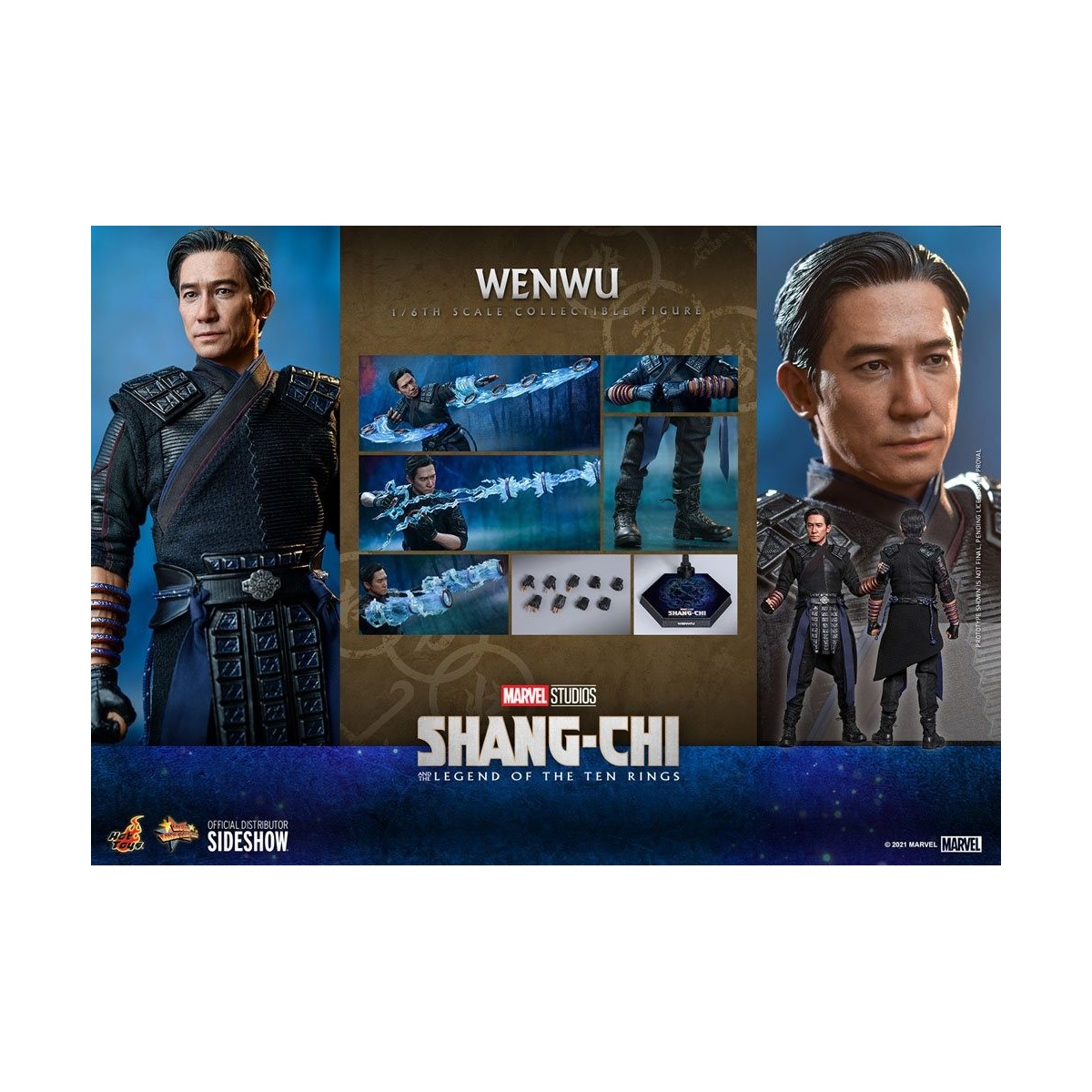 Hot Toys - Wenwu - Marvel's Shang-Chi and the Legend of the Ten Rings Movie Masterpiece Figure 1/6