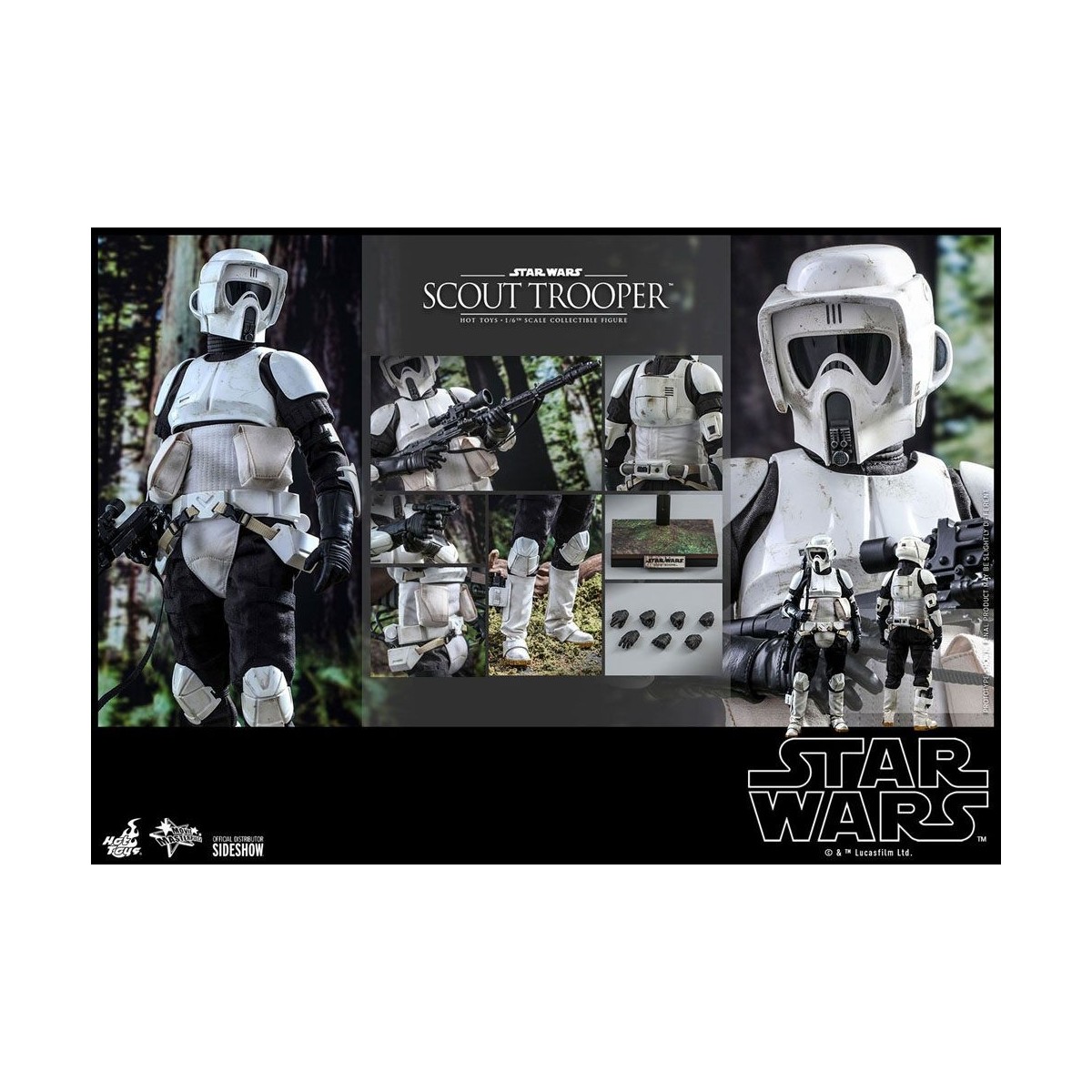 Hot Toys Star Wars Episodio VI Scout Trooper 1/6 Movie Masterpiece
