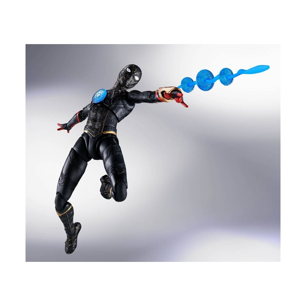 Tamashii - Marvel - Spider-Man tuta nera e oro (set speciale) - No Way Home - SH Figuarts SHF