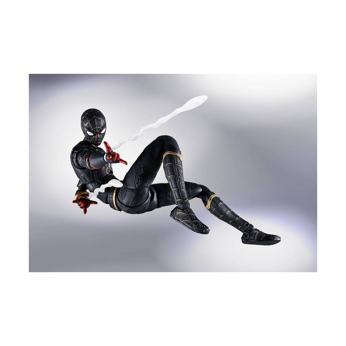 Tamashii - Marvel - Spider-Man tuta nera e oro (set speciale) - No Way Home - SH Figuarts SHF