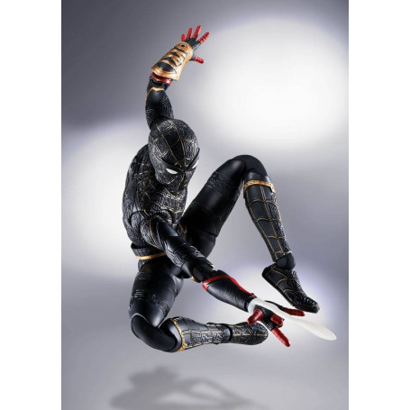 Tamashii - Marvel - Spider-Man tuta nera e oro (set speciale) - No Way Home - SH Figuarts SHF