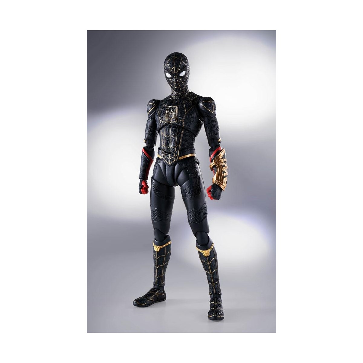 Tamashii - Marvel - Spider-Man tuta nera e oro (set speciale) - No Way Home - SH Figuarts SHF
