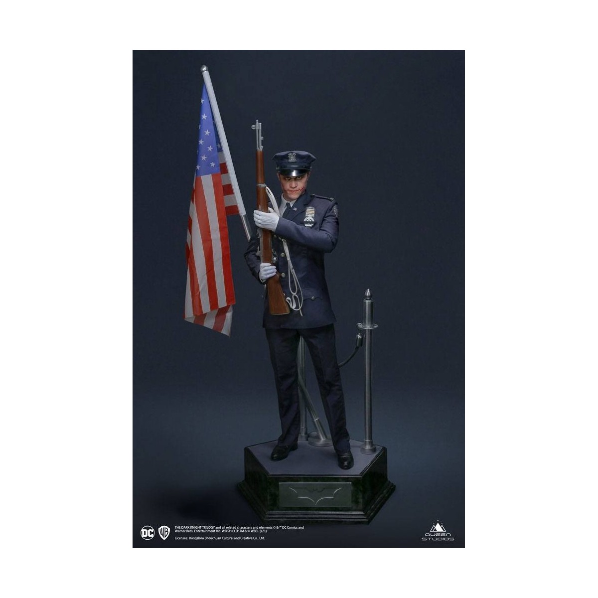Queen Studios - 1/3 The Dark Knight Joker Police Uniform - Heat Ledger