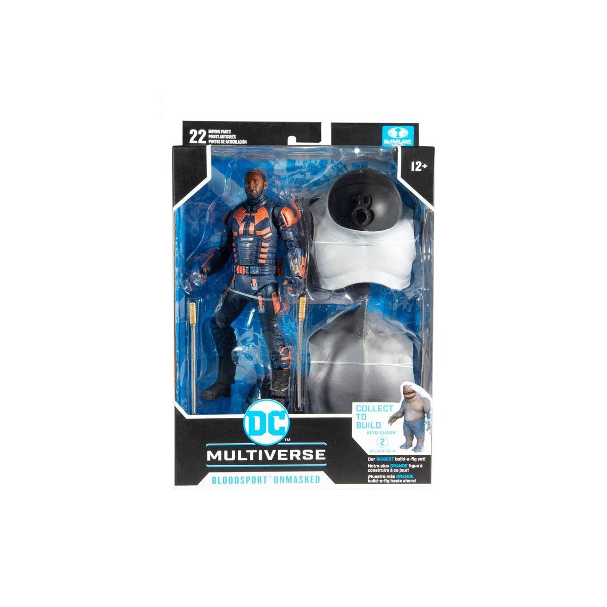 Mc Farlane DC Multiverse Bloodsport (Unmasked) - Build A - The Suicide Squad
