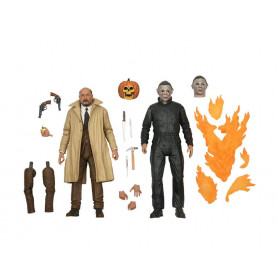 Neca Halloween 2 - Ultimate Michael Myers & Dr Loomis 2-pack