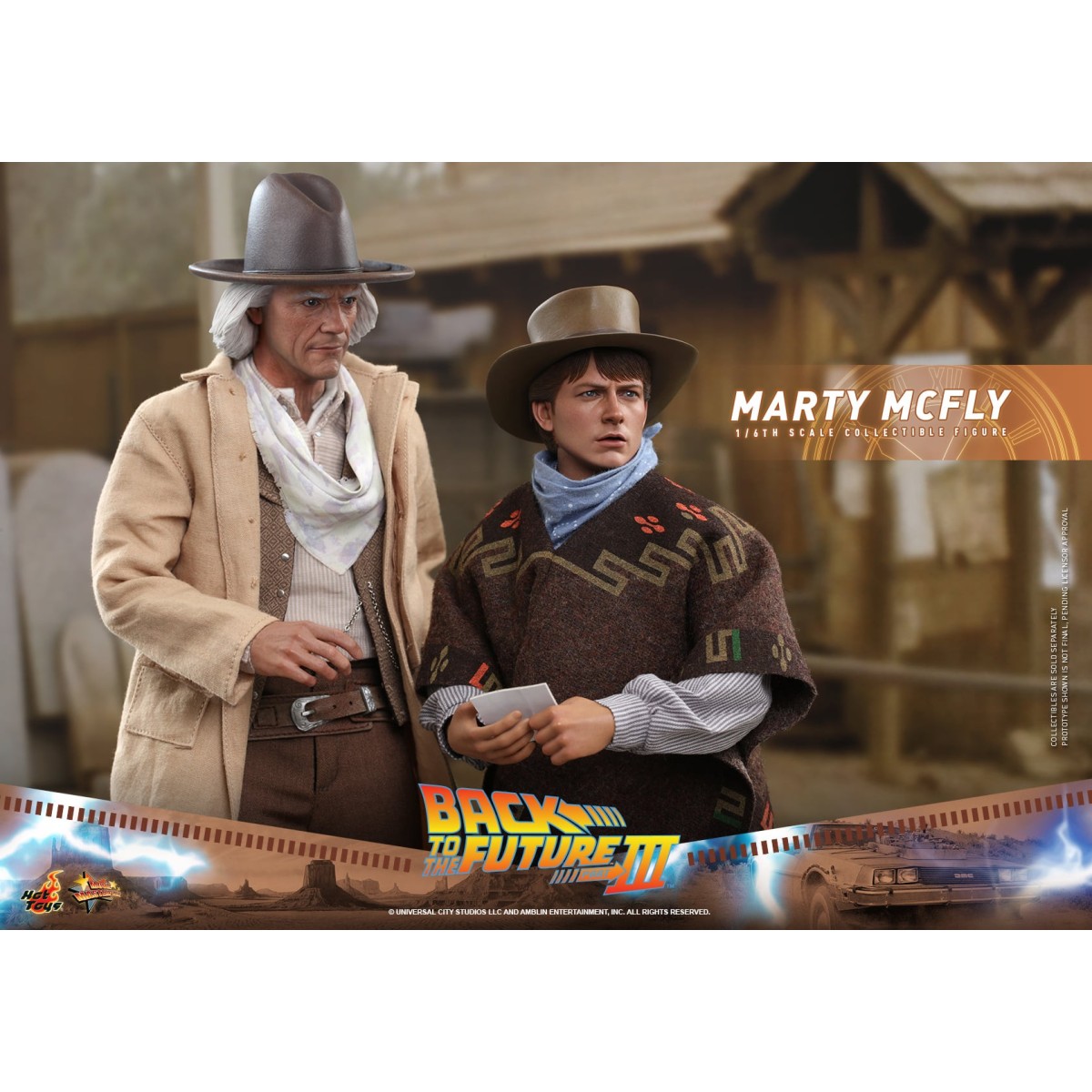 Hot Toys Back to the Future 3 - Marty McFly Movie masterpiece 1/6
